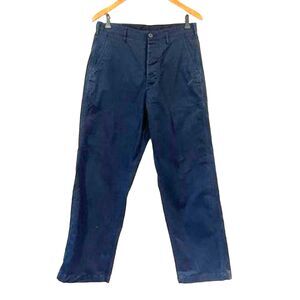 Undefeated Navy Blue Men's Pants Button Fly Size 30 x 29